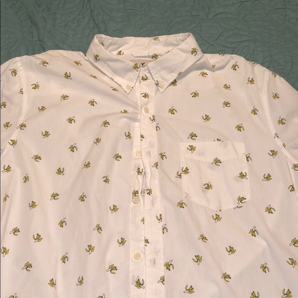 Button down banana shirt.